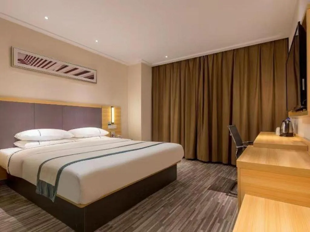 Bed in City Comfort Inn Dongguan Nancheng Tian'an Digital City