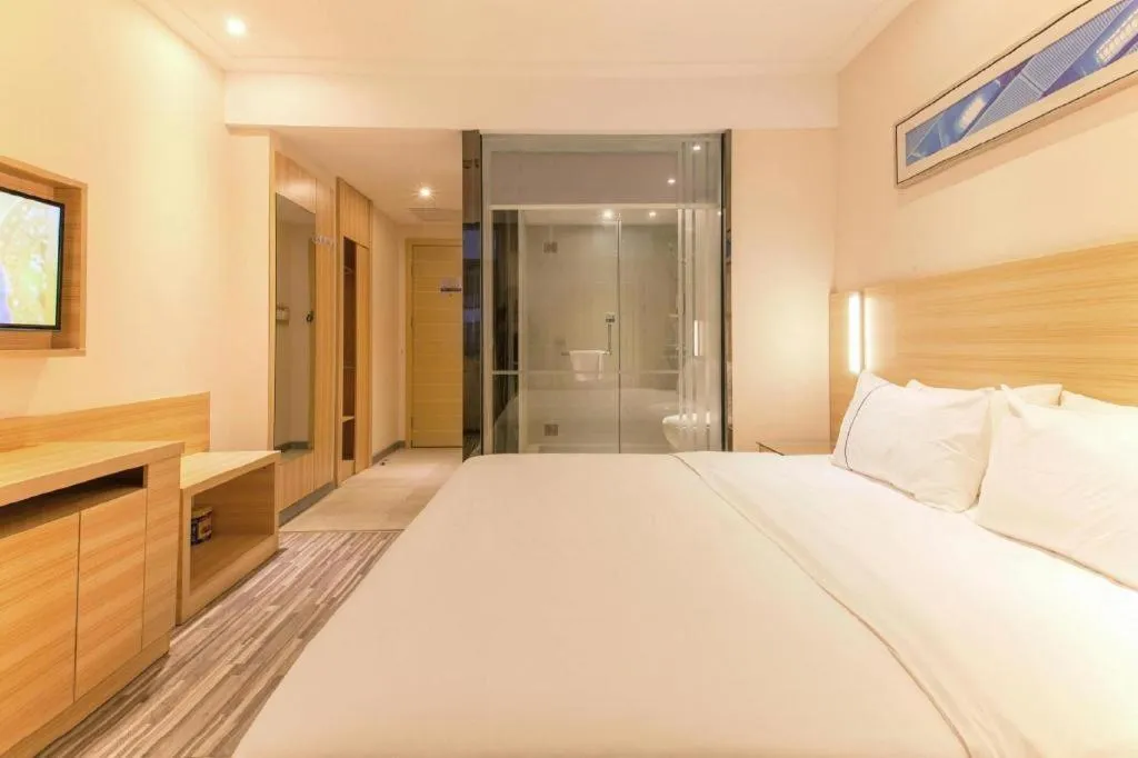 Bed in City Comfort Inn Wuhan Rui'an Street Metro Station