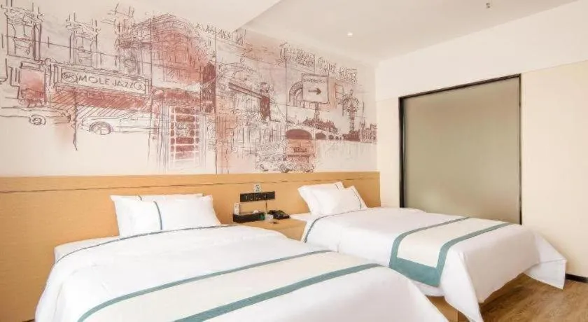 Bed in City Comfort Inn Ji'an South Administrative Center