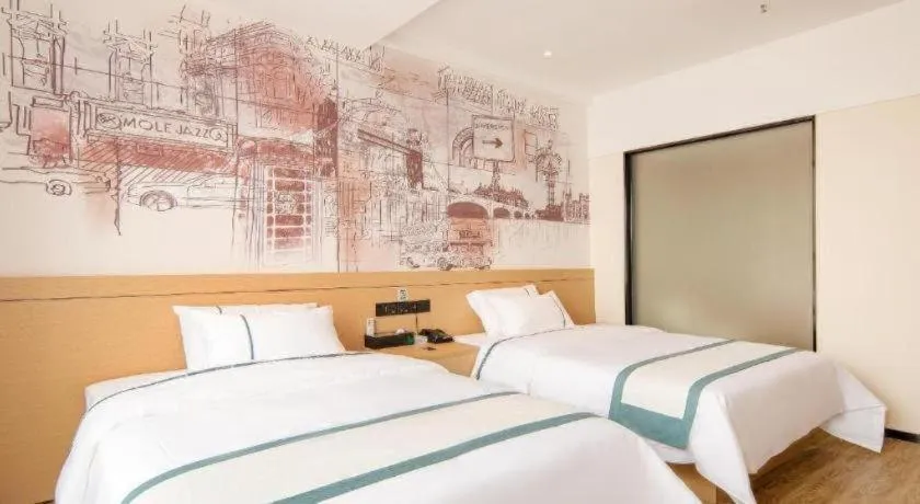 Bed in City Comfort Inn Ji'an South Administrative Center