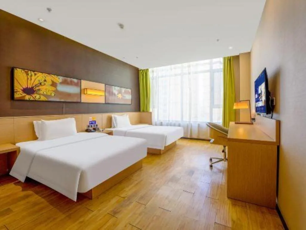 Bed in IU Hotel Taiyuan Changfeng West Street The Mixc