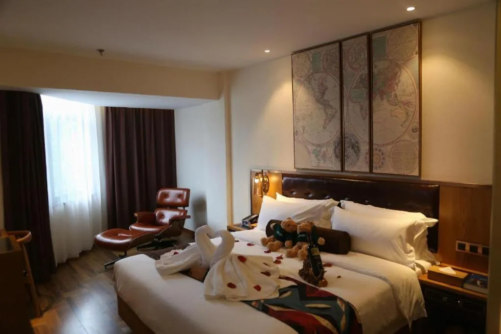 Bed in James Joyce Coffetel· Hefei Anhui Agricultural University