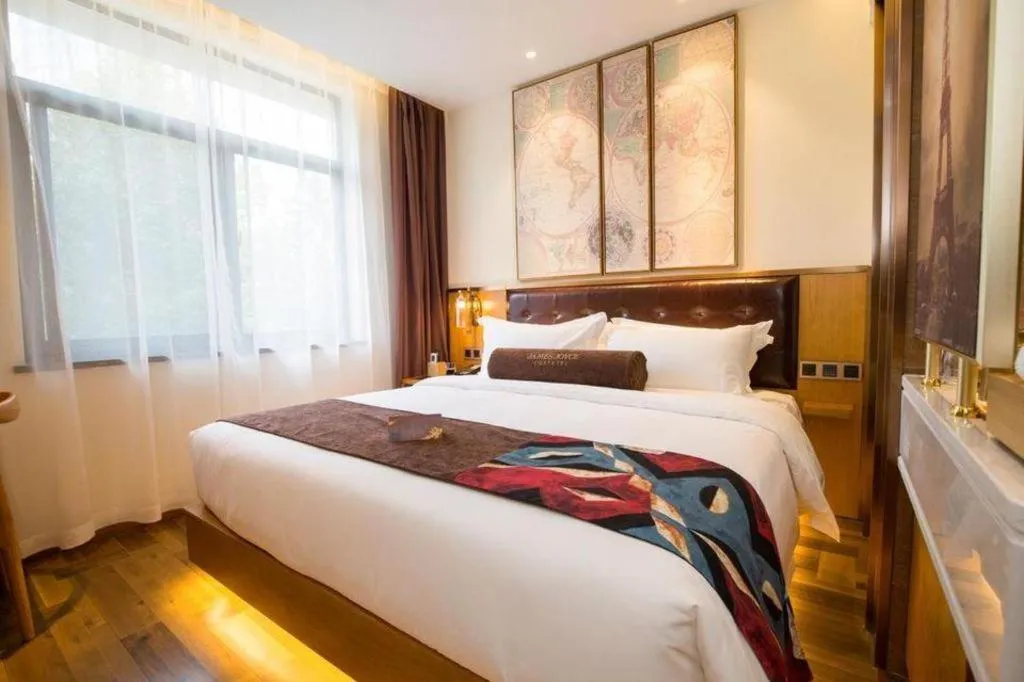 Bed in James Joyce Coffetel· Hefei Anhui Agricultural University