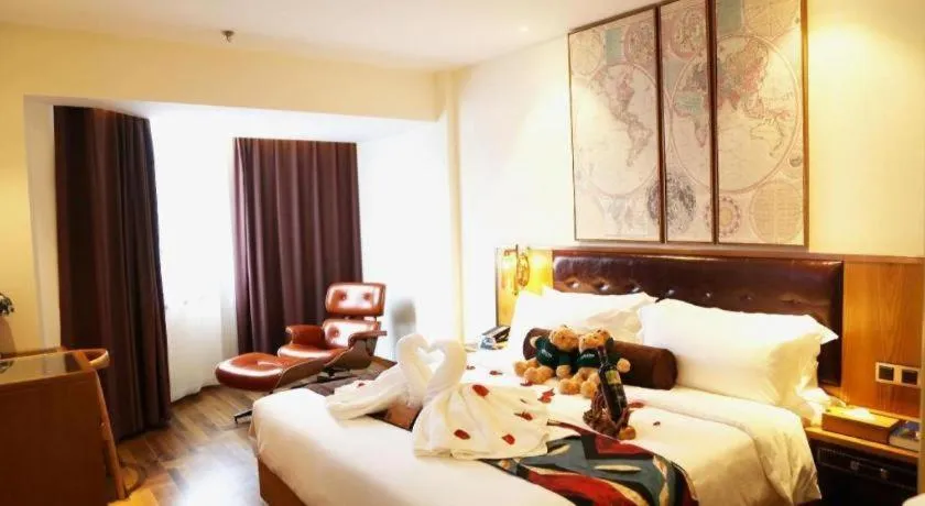 Bed in James Joyce Coffetel· Hefei Anhui Agricultural University