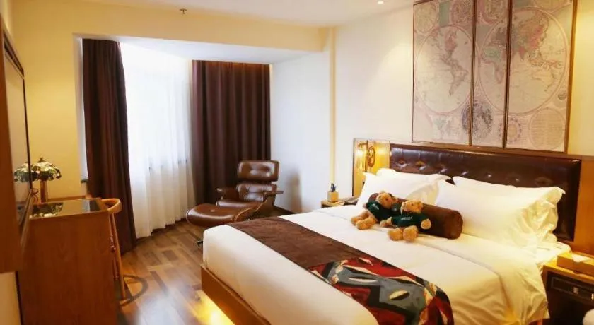 Bed in James Joyce Coffetel· Hefei Anhui Agricultural University