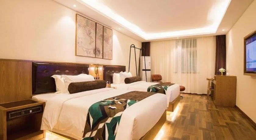 Bed in James Joyce Coffetel· Hefei Anhui Agricultural University