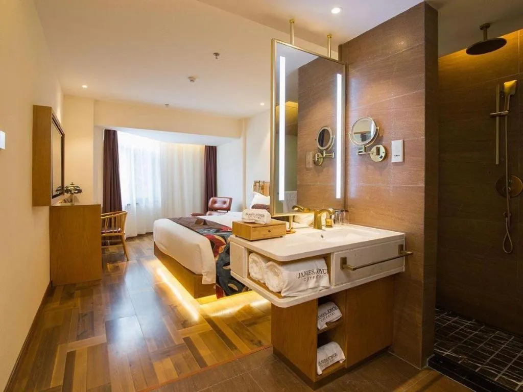 Bed in James Joyce Coffetel· Hefei Anhui Agricultural University