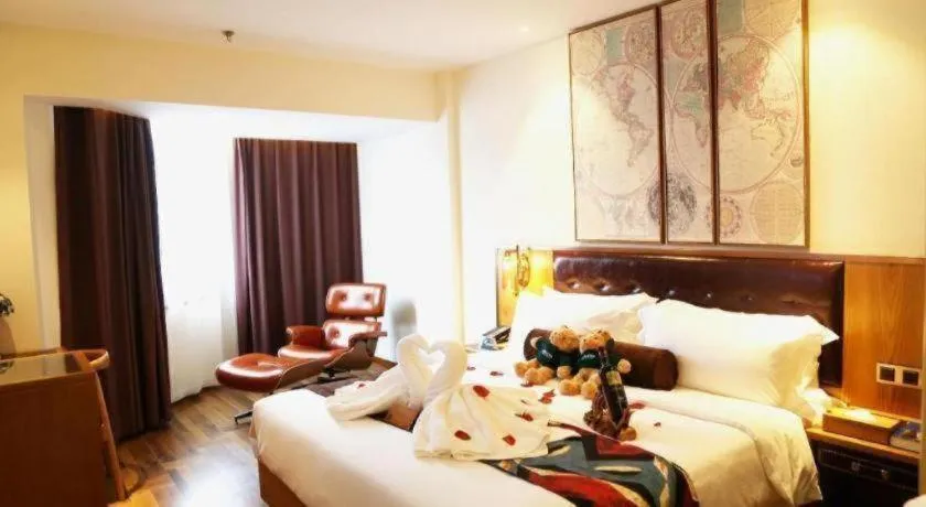 Bed in James Joyce Coffetel· Hefei Anhui Agricultural University