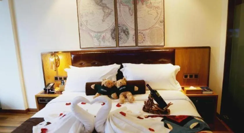 Bed in James Joyce Coffetel· Hefei Anhui Agricultural University