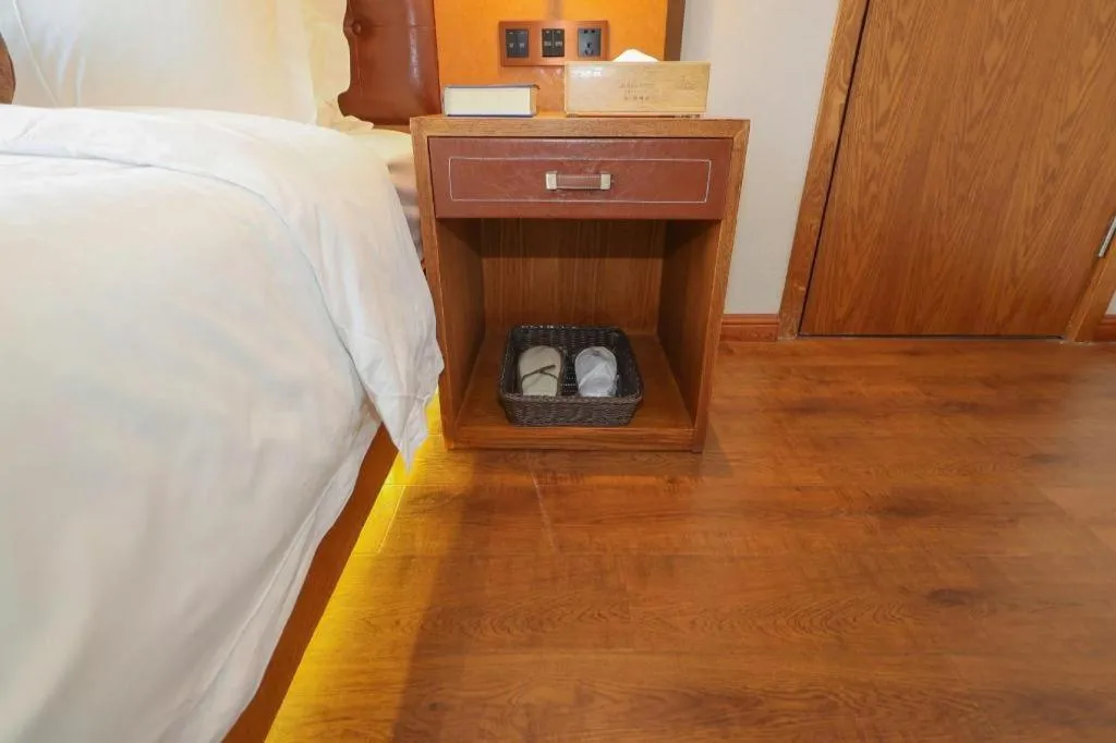 Bed in James Joyce Coffetel· Yinchuan International Exhibition Center Wanda Square Qinshui Street