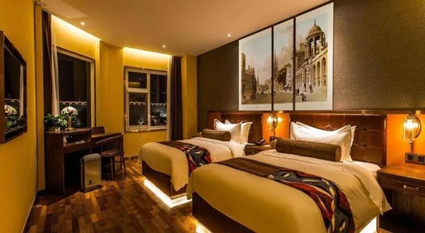 Bed in James Joyce Coffetel Beijing Station