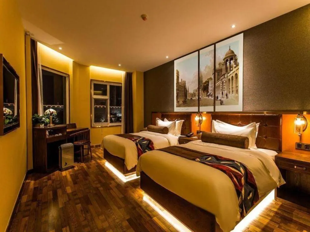 Bed in James Joyce Coffetel Beijing Station