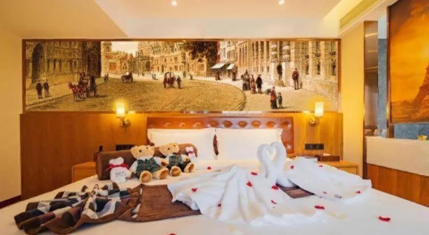 Bed in James Joyce Coffetel Beijing Station