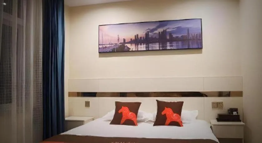 Bed in Jun Hotel Jiangsu Yangzhou Jiangdu District Xiaoji Town Yingtai Industrial Park