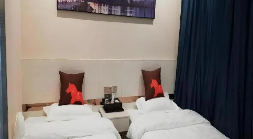 Bed in Jun Hotel Jiangsu Yangzhou Jiangdu District Xiaoji Town Yingtai Industrial Park