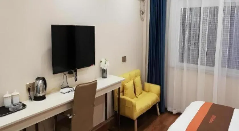 Bed in Jun Hotel Jiangsu Yangzhou Jiangdu District Xiaoji Town Yingtai Industrial Park