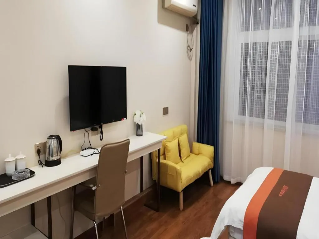 Bed in Jun Hotel Jiangsu Yangzhou Jiangdu District Xiaoji Town Yingtai Industrial Park