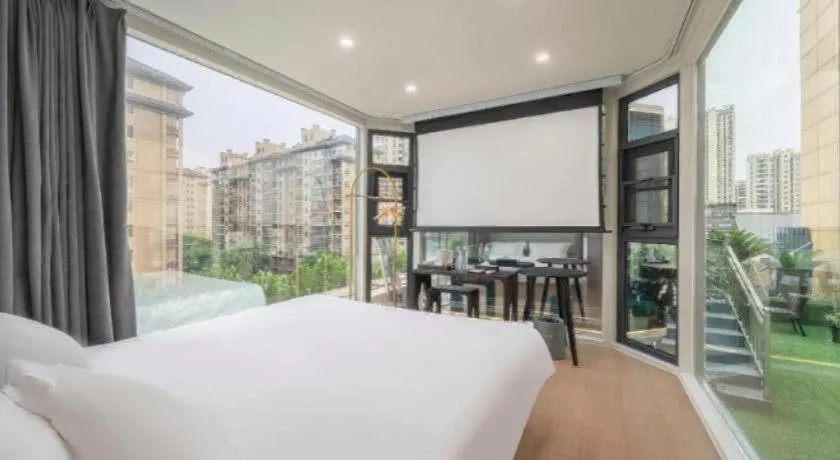 Bed in Lavande Hotels Xuzhou Yunlong Wanda Medical University