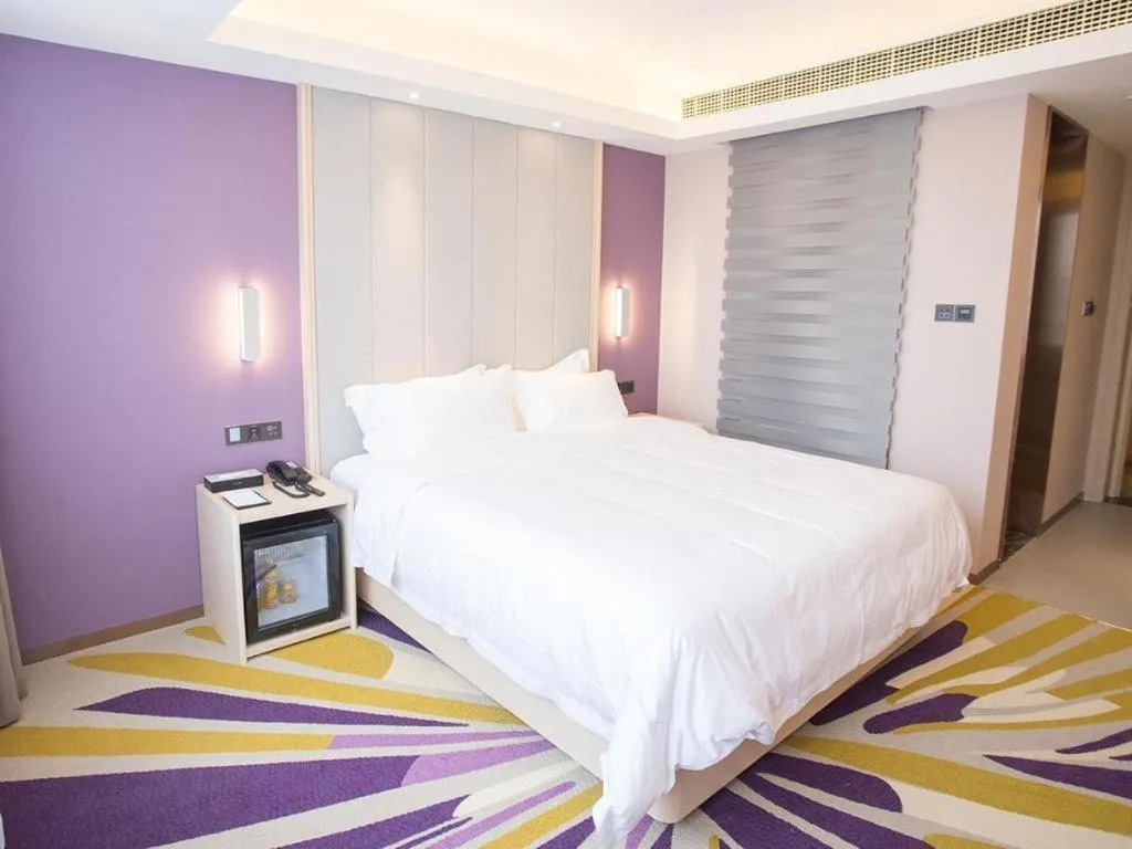 Bed in Lavande Hotels Xuzhou Yunlong Wanda Medical University