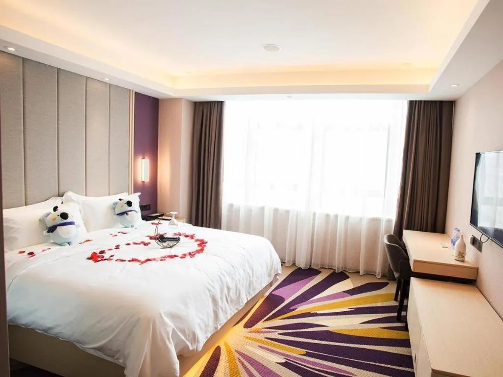 Bed in Lavande Hotels Xuzhou Yunlong Wanda Medical University