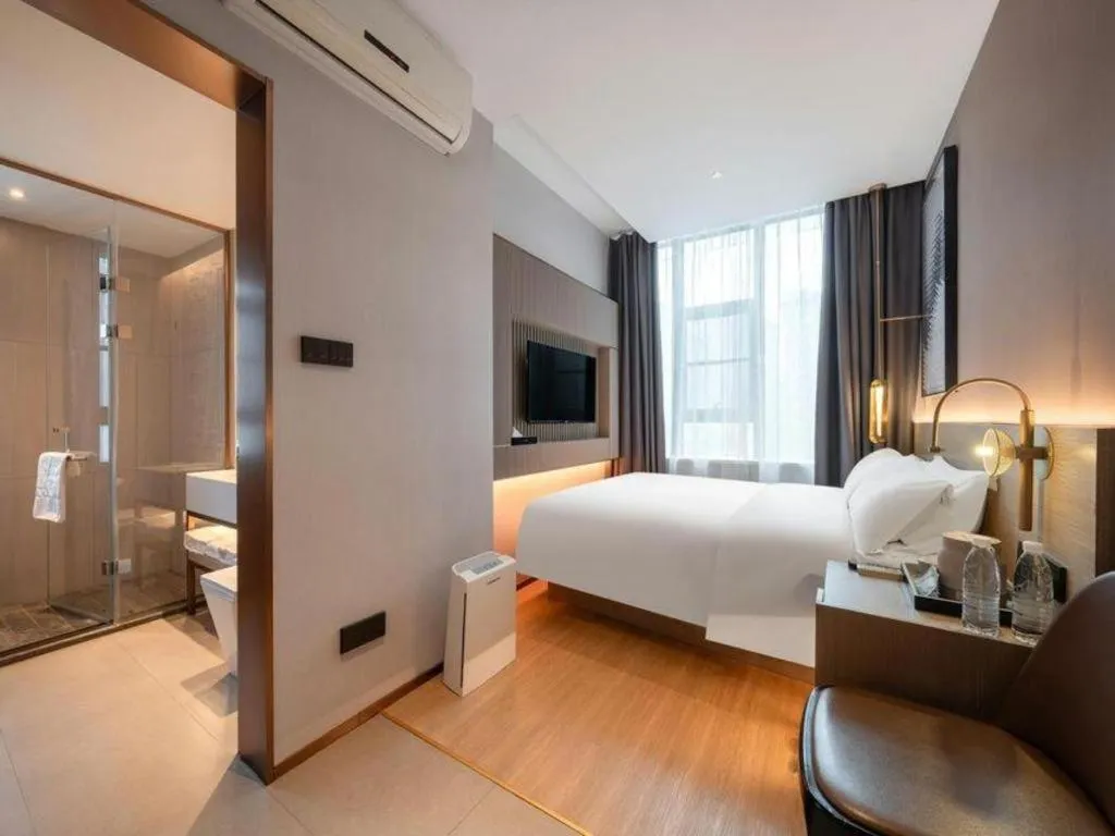 Bed in Lavande Hotels Xuzhou Yunlong Wanda Medical University