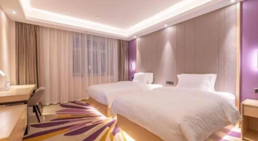 Bed in Lavande Hotel Ji'nan Railway Station Long Distance Bus Terminal