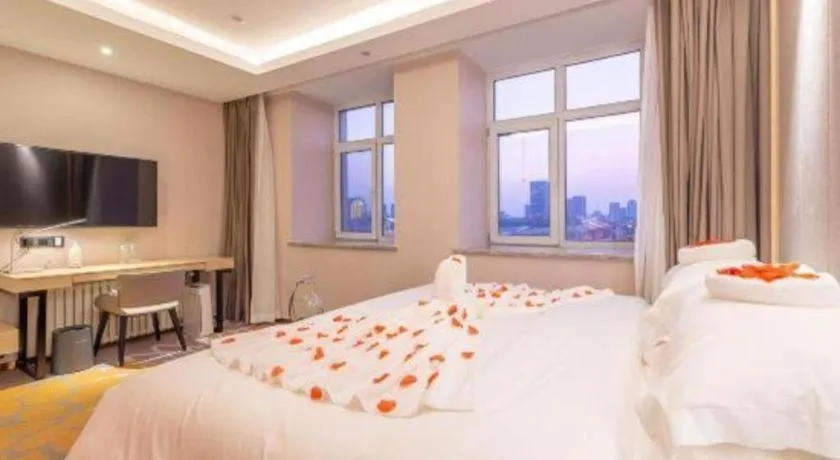 Bed in Lavande Hotel Ji'nan Railway Station Long Distance Bus Terminal