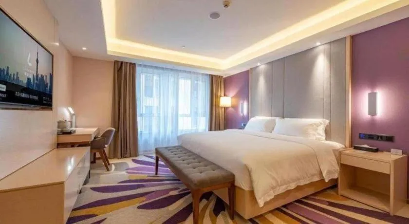 Bed in Lavande Hotel Ji'nan Railway Station Long Distance Bus Terminal