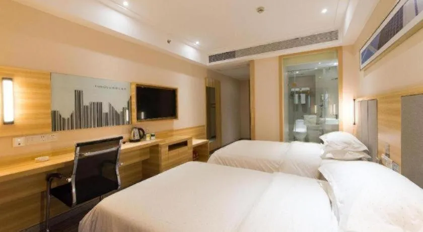 Bed in City Comfort Inn Changsha Yuelu Mountain Meixi Lake Park