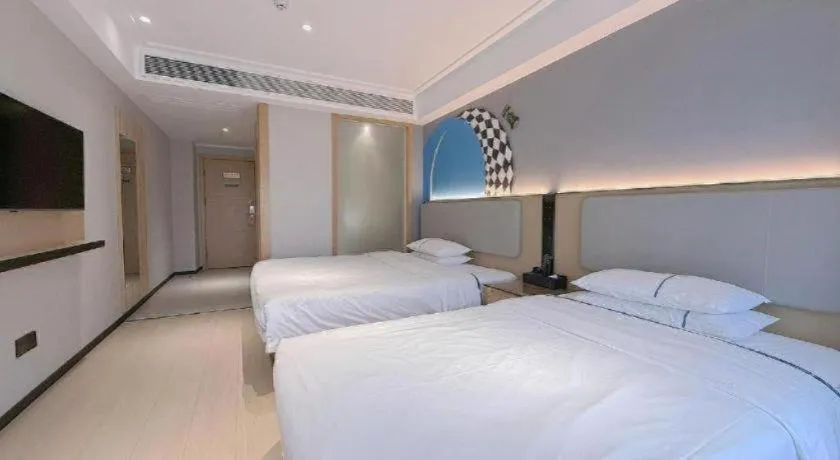 Bed in City Comfort Inn Changsha Yuelu Mountain Meixi Lake Park