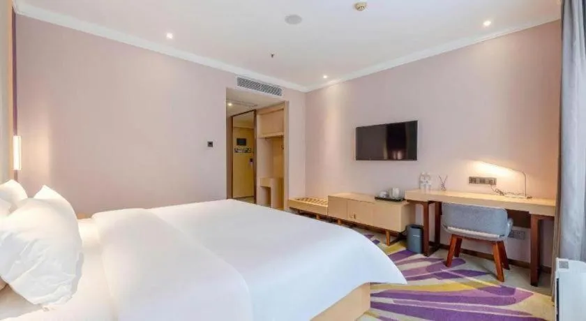 Bed in Lavande Hotel Guangzhou Zengchen Xintang Light Railway Station