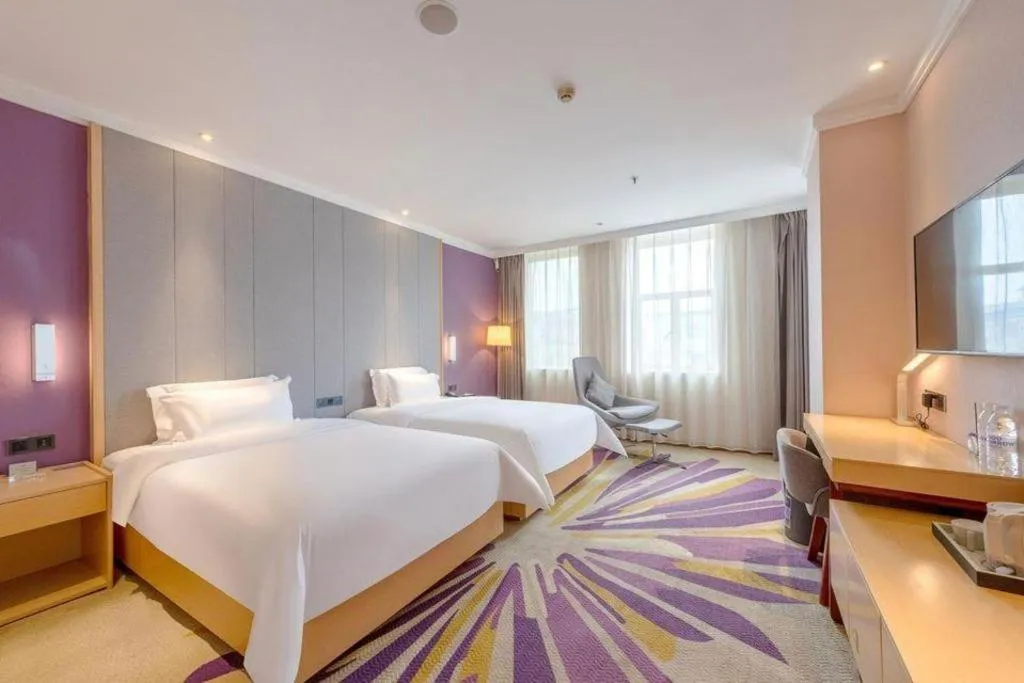 Bed in Lavande Hotel Guangzhou Zengchen Xintang Light Railway Station