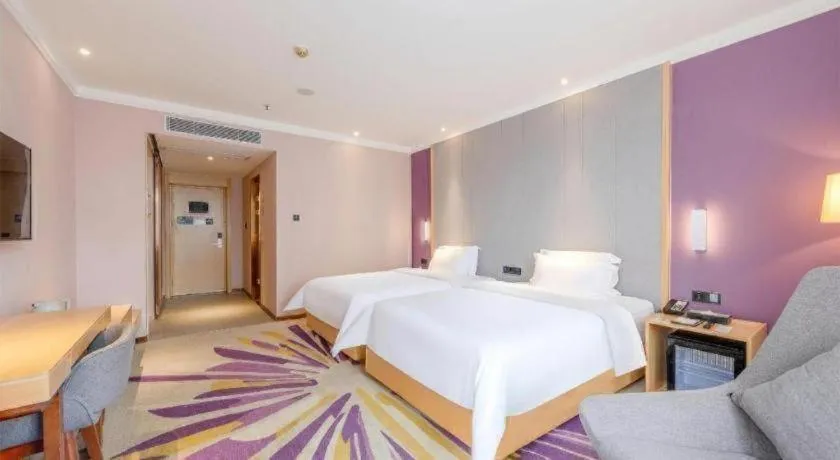 Bed in Lavande Hotel Guangzhou Zengchen Xintang Light Railway Station
