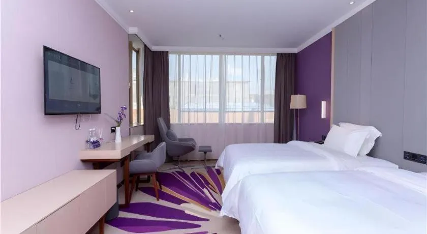 Bed in Lavande Hotel Guangzhou Zengchen Xintang Light Railway Station
