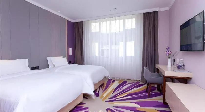 Bed in Lavande Hotel Guangzhou Zengchen Xintang Light Railway Station