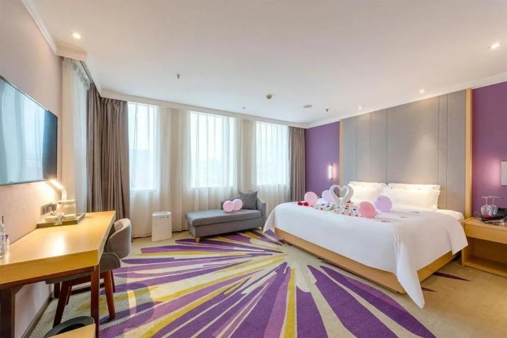 Bed in Lavande Hotel Guangzhou Zengchen Xintang Light Railway Station