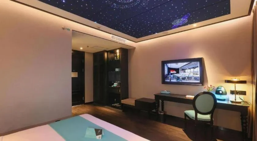 Bed in Xana Hotelle Yinchuan Swan Lake Wangfujing