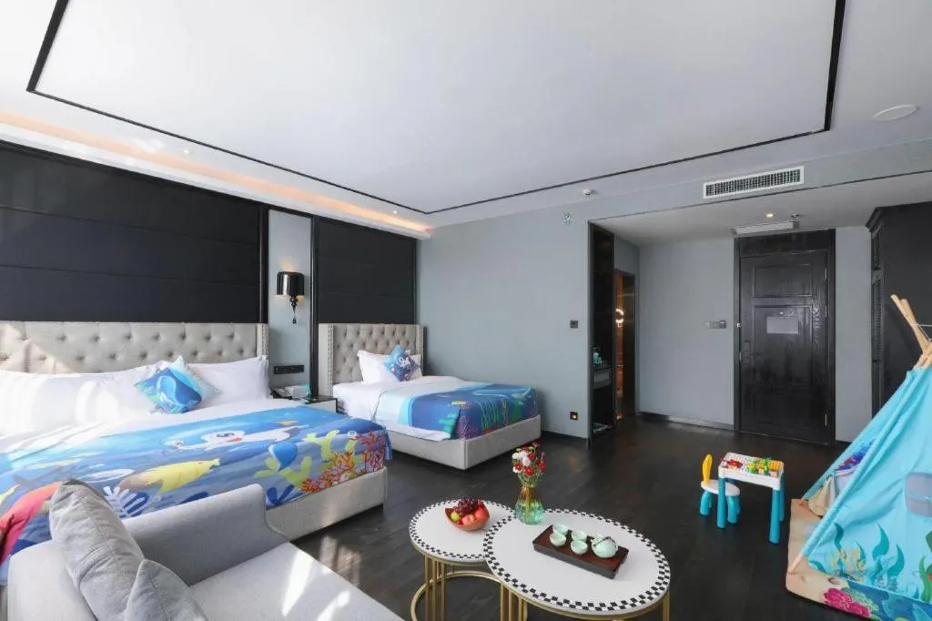 Bed in Xana Hotelle Yinchuan Swan Lake Wangfujing
