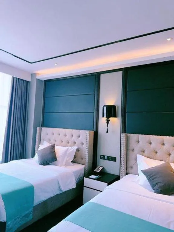 Bed in Xana Hotelle Yinchuan Swan Lake Wangfujing