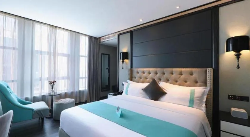 Bed in Xana Hotelle Yinchuan Swan Lake Wangfujing