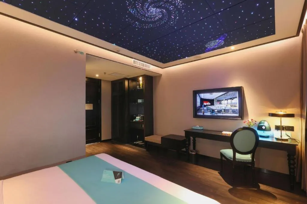 Bed in Xana Hotelle Yinchuan Swan Lake Wangfujing