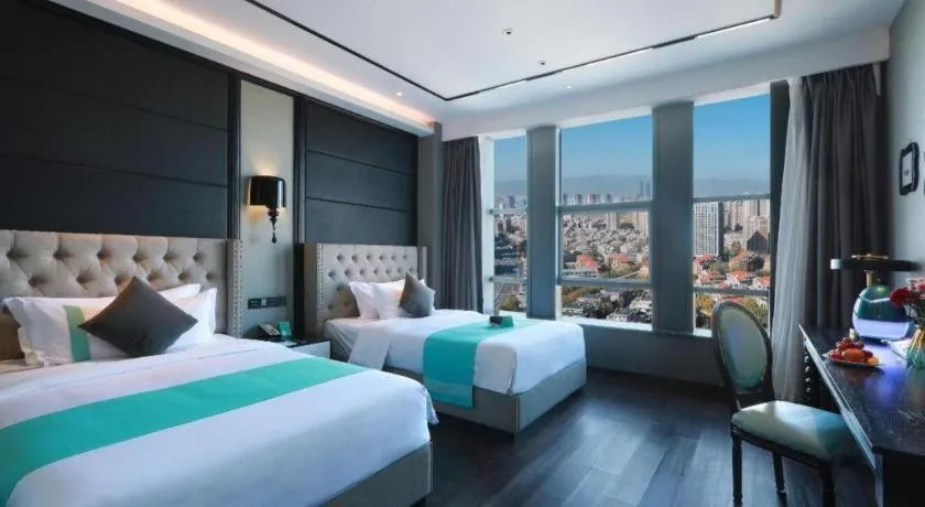 Bed in Xana Hotelle Yinchuan Swan Lake Wangfujing