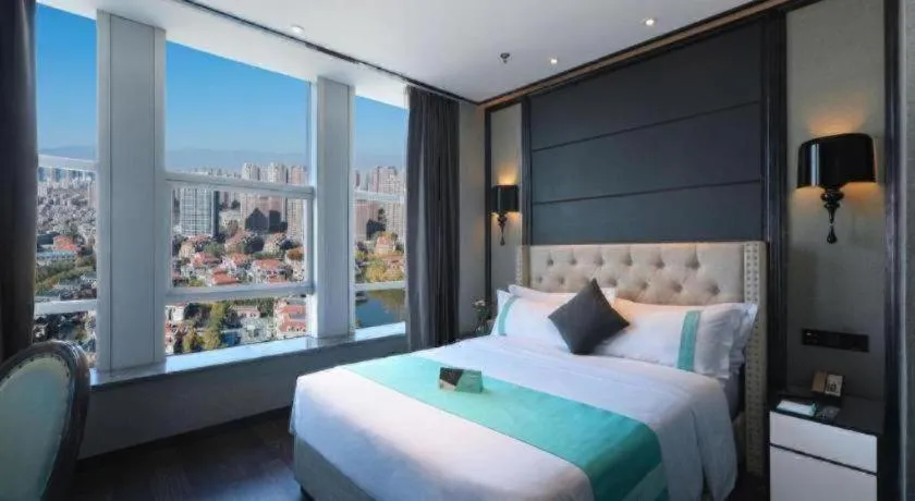 Bed in Xana Hotelle Yinchuan Swan Lake Wangfujing