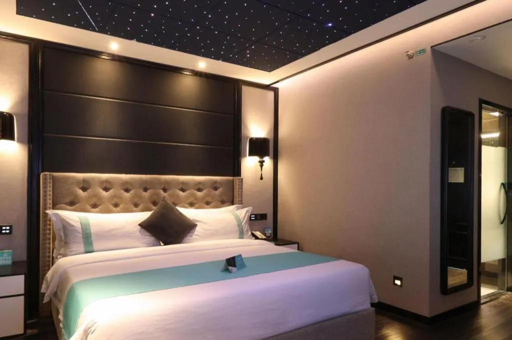 Bed in Xana Hotelle Yinchuan Swan Lake Wangfujing