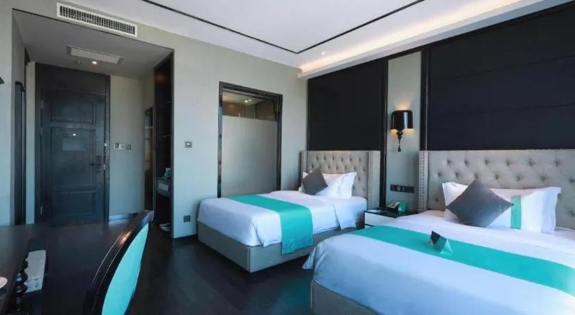 Bed in Xana Hotelle Yinchuan Swan Lake Wangfujing