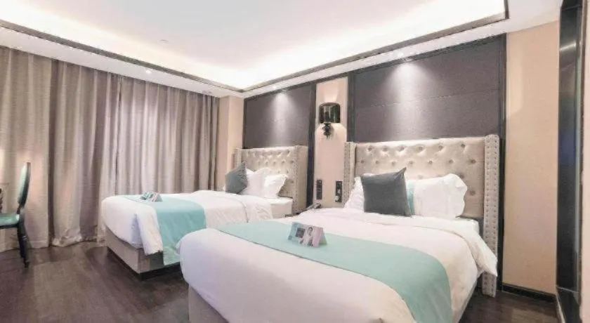Bed in Xana Hotelle Zhuhai Gongbei Port