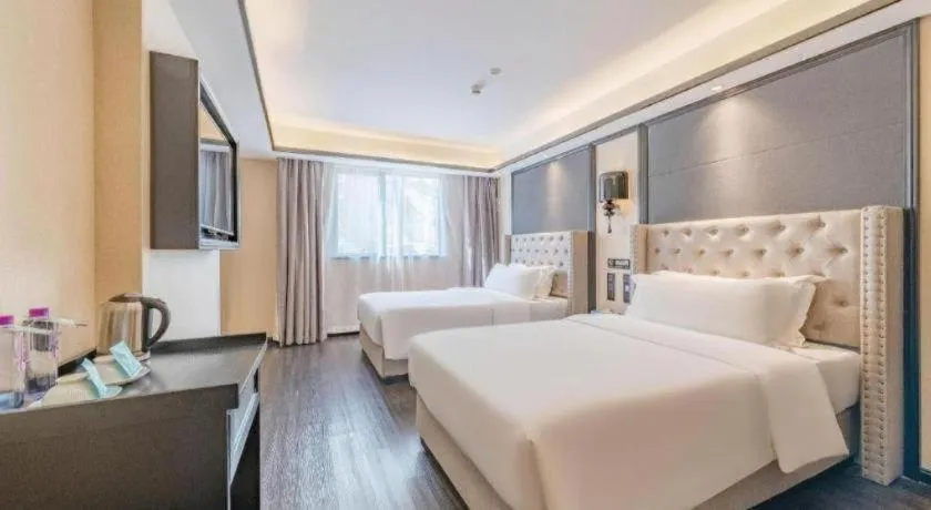 Bed in Xana Hotelle Zhuhai Gongbei Port