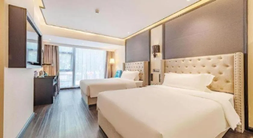 Bed in Xana Hotelle Zhuhai Gongbei Port