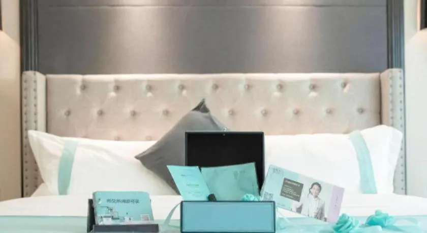 Bed in Xana Hotelle Zhuhai Gongbei Port