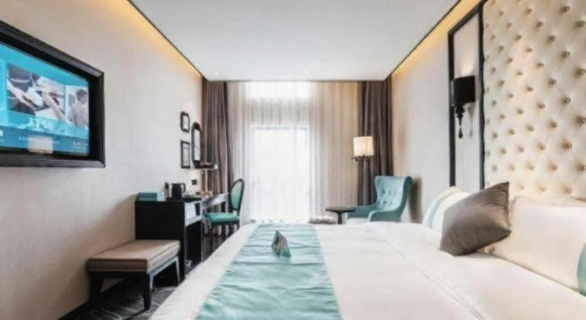 Bed in Xana Hotelle Zhuhai Gongbei Port